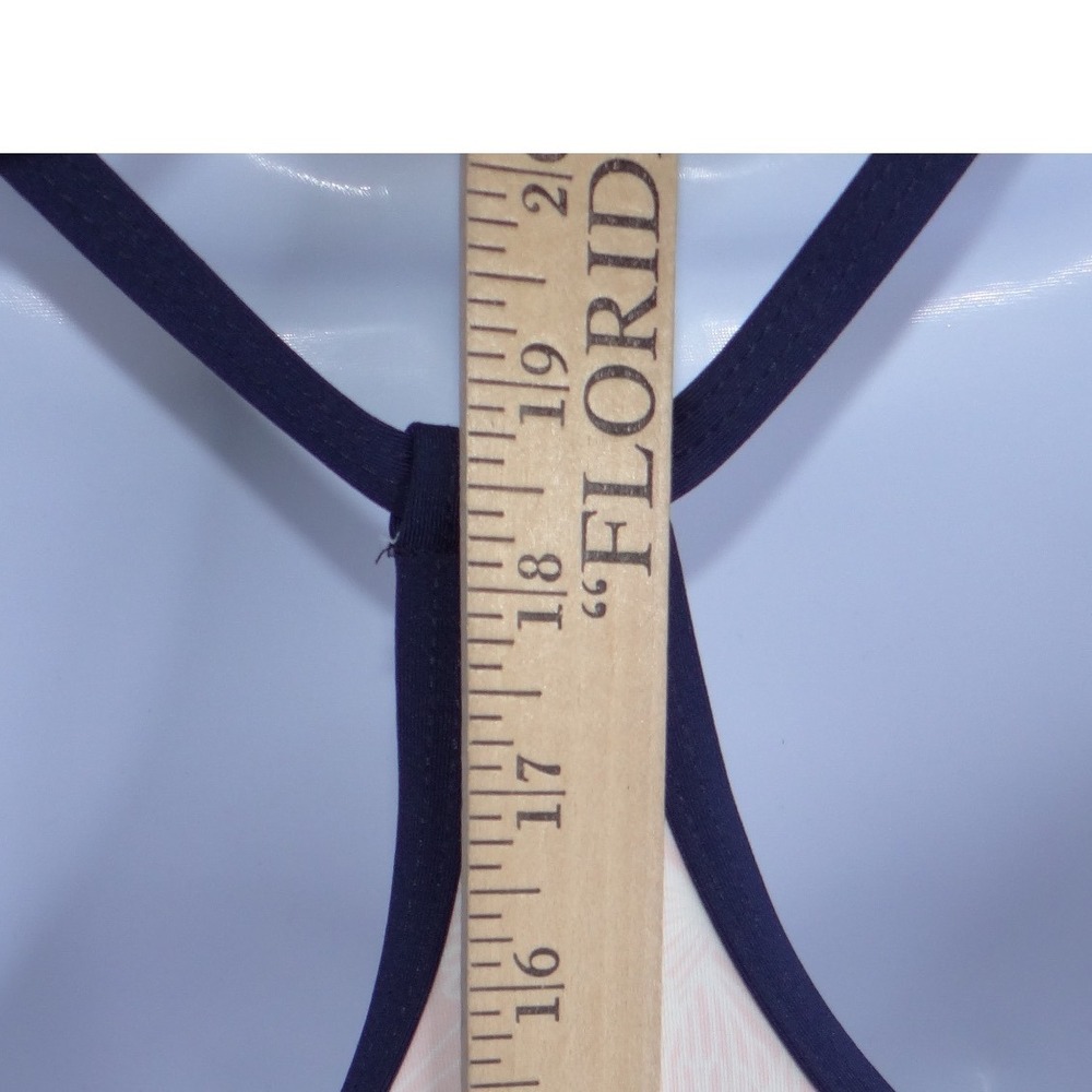 NWT-Carve Designs Stinson Tankini Top Bolinas Floral Navy Lavender Small - Picture 7 of 7